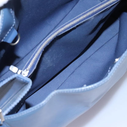 Louis Vuitton Mandara Handbag Epi Leather, BLUE, LEATHER, Shoulder bag