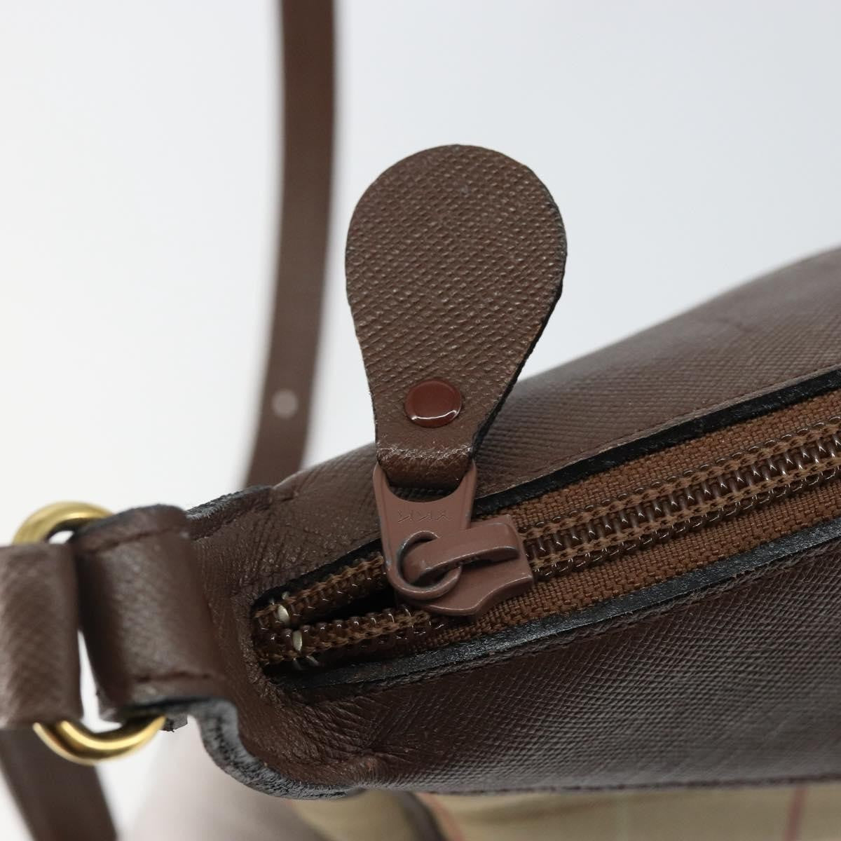 Burberry Nova Check Tote Nylon and Leather, BEIGE, CANVAS, Shoulder bag