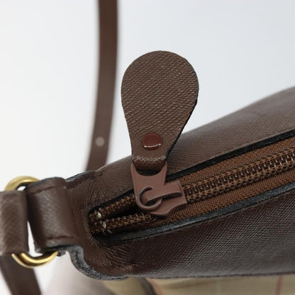 Burberry Nova Check Tote Nylon and Leather, BEIGE, CANVAS, Shoulder bag