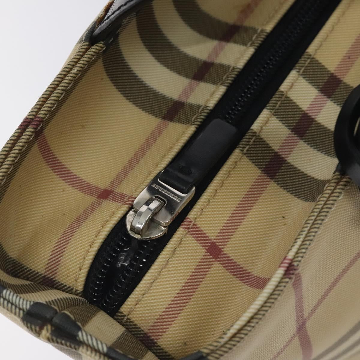 Burberry Nova Check Tote canvas check pattern, BEIGE, PVC, Tote bag