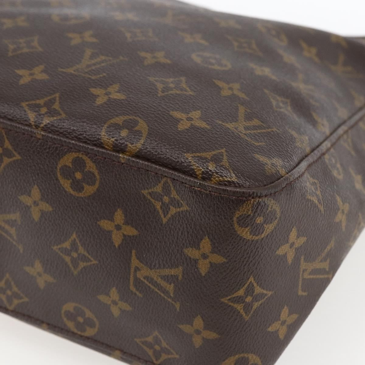 Louis Vuitton Looping Handbag Monogram Canvas, BROWN, CANVAS, Shoulder bag