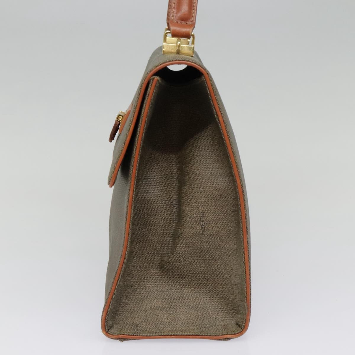 Fendi Vintage Top Handle Bag PVC, BROWN, PVC, Handbag