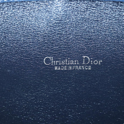 Christian Dior Vintage Trotter Pouch Canvas, NAVY, CANVAS, Clutche & pouche