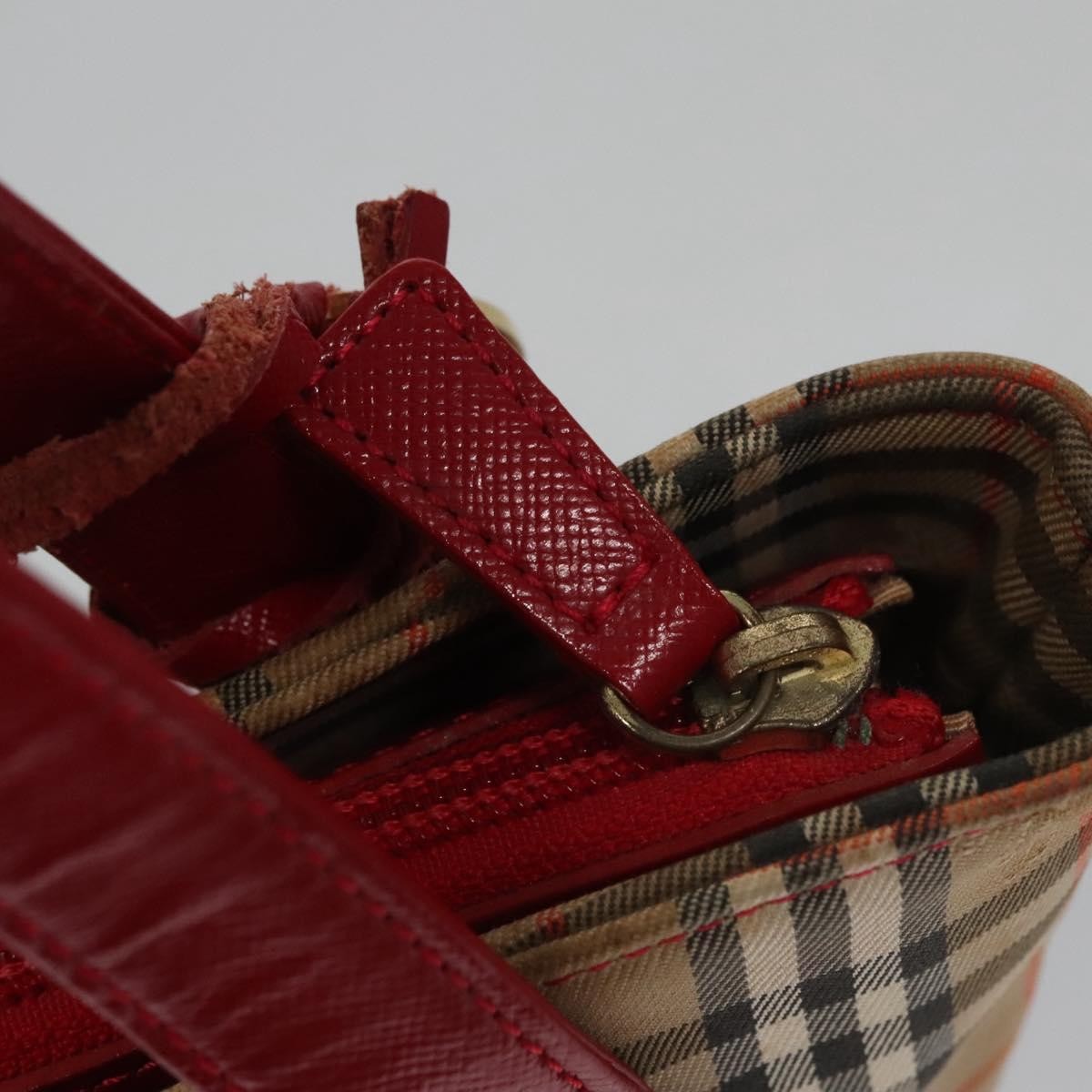 Burberry Nova Check Handbag Nova Check Canvas and leather, BEIGE, CANVAS, Handbag