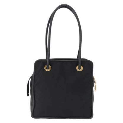 Celine Vintage Shoulder Bag Nylon, BLACK, NYLON, Shoulder bag