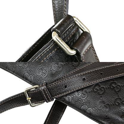 Gucci Guccissima Shoulder bag, Brown, Leather, Shoulder Bag