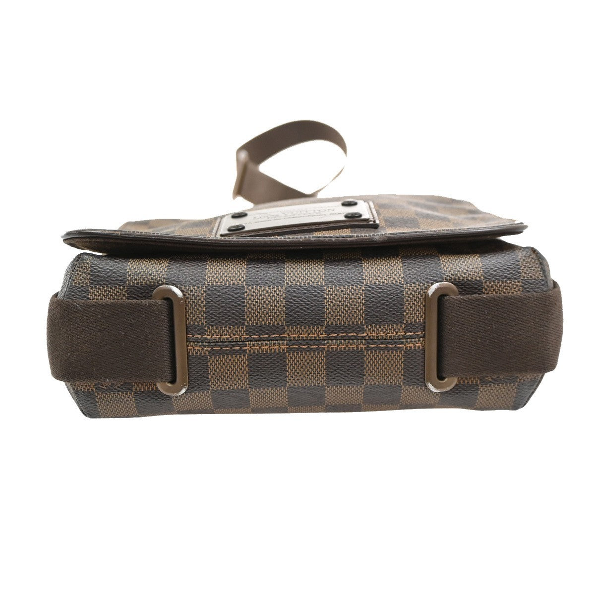 Louis Vuitton Brooklyn Handbag Damier, Brown, Canvas, Shoulder Bag