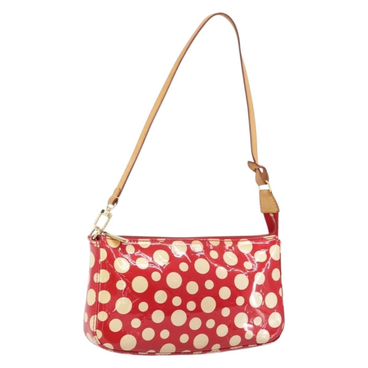 Louis Vuitton Pochette Accessoires NM Kusama Infinity Dots Monogram Vernis, RED, PATENT_LEATHER, Clutche & pouche