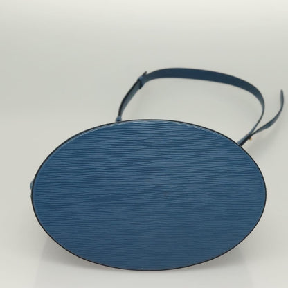 Louis Vuitton Cluny Shoulder Bag Epi Leather, BLUE, LEATHER, Shoulder bag