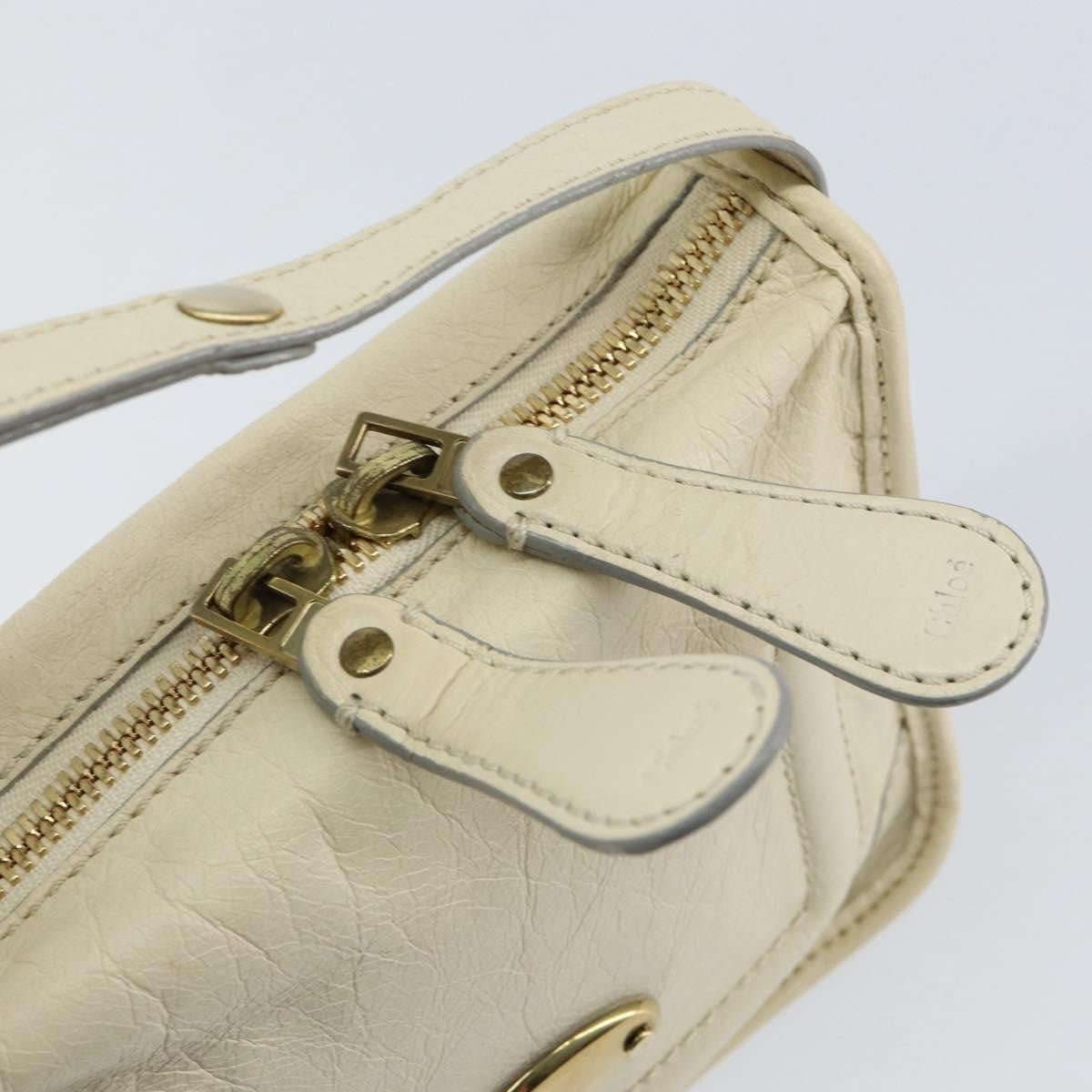 Chloe Vintage handbag Leather, BEIGE, LEATHER, Handbag