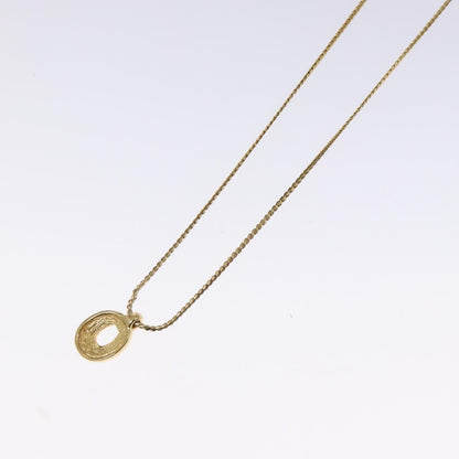 Christian Dior Collar Necklace Metal with Faux Pearls, GOLD, METAL, Necklace