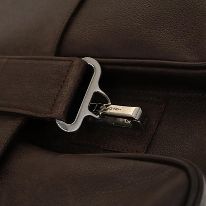 Bvlgari Flap shoulder Bag Leather, BROWN, LEATHER, Shoulder bag