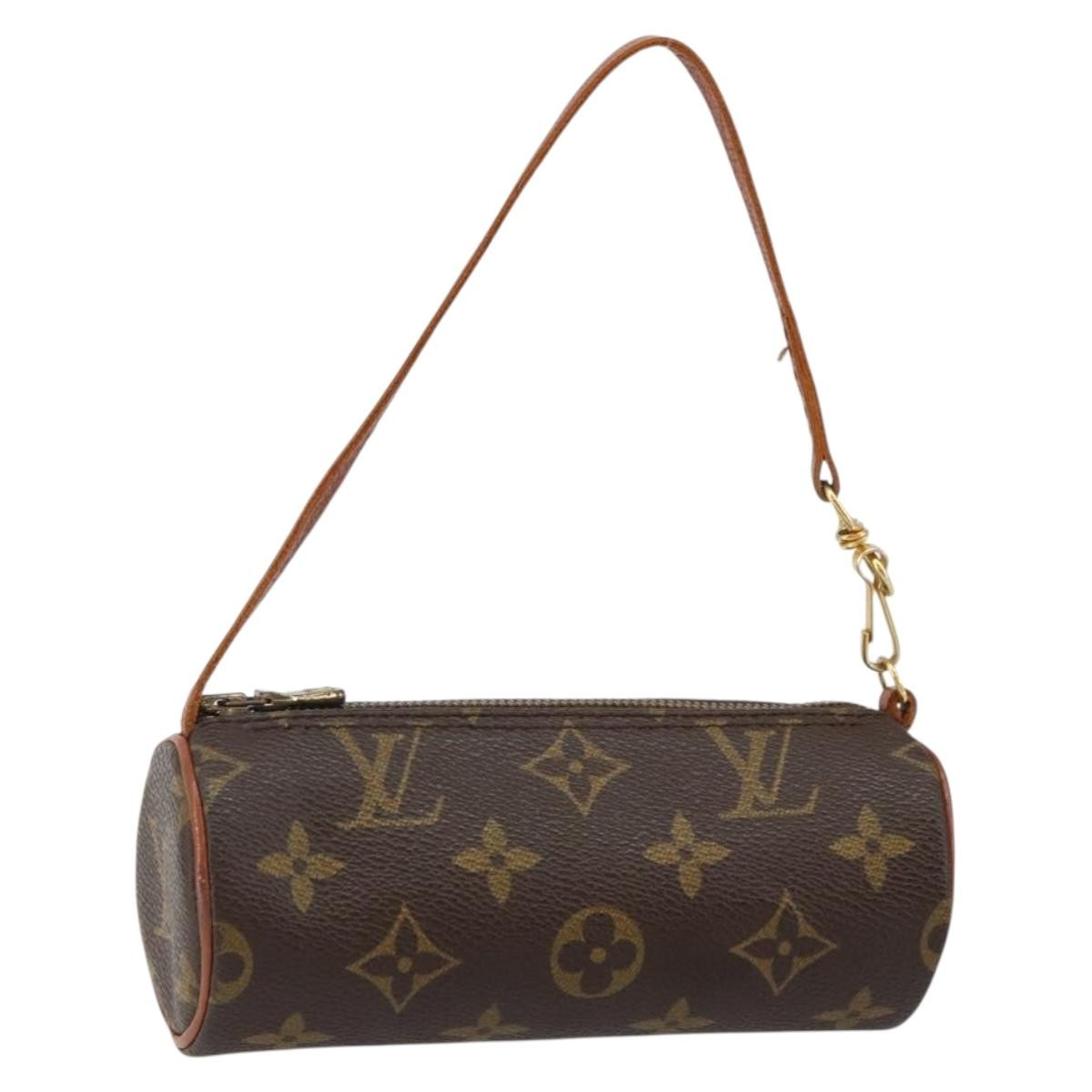 Louis Vuitton Papillon Pochette Monogram Canvas, BROWN, CANVAS, Handbag