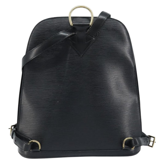Louis Vuitton Gobelins Backpack Epi Leather, BLACK, LEATHER, Backpack