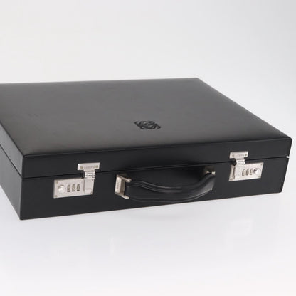 Loewe Anagram Business Leather, BLACK, LEATHER, Briefcase