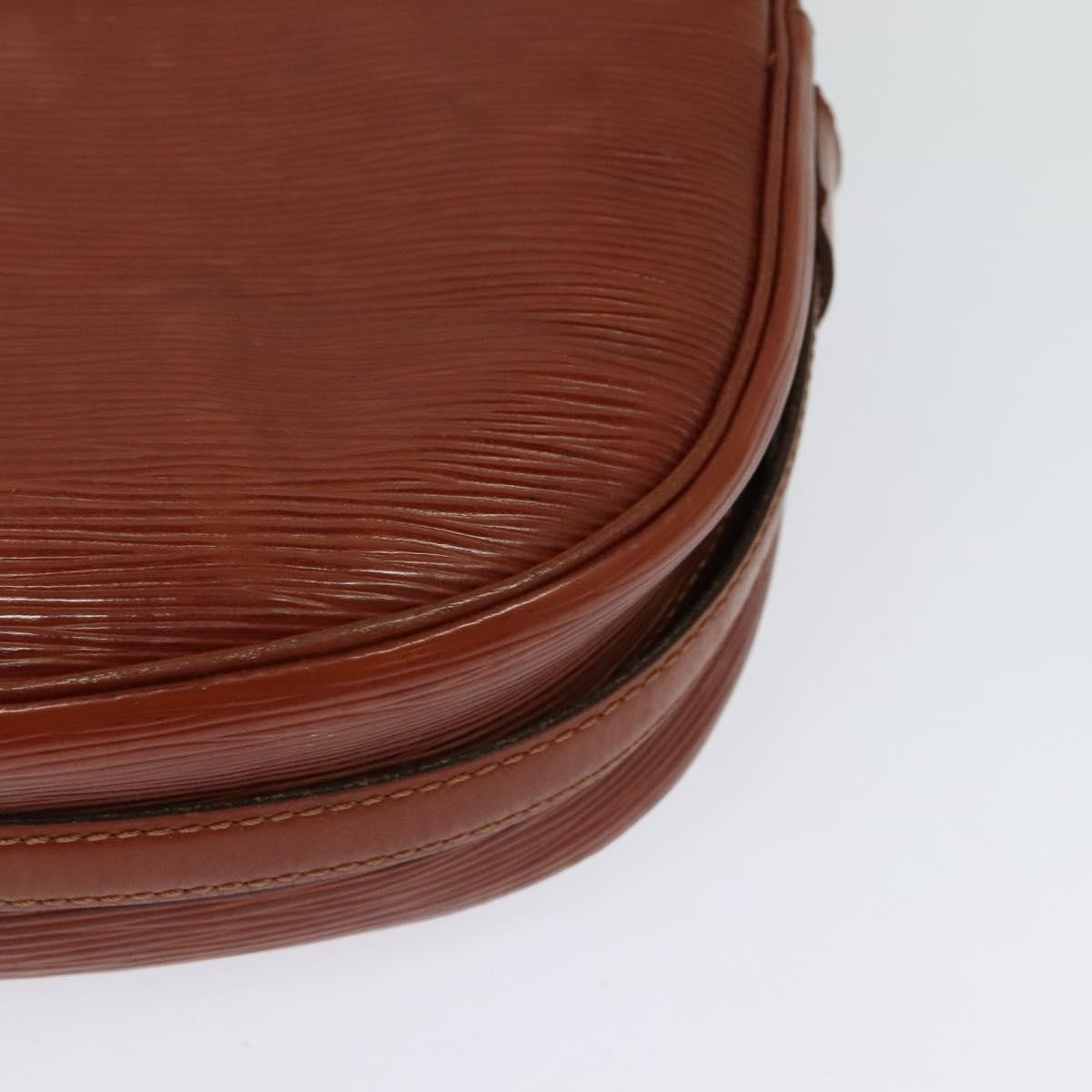 Louis Vuitton Jeune Fille Handbag Epi Leather, BROWN, LEATHER, Shoulder bag