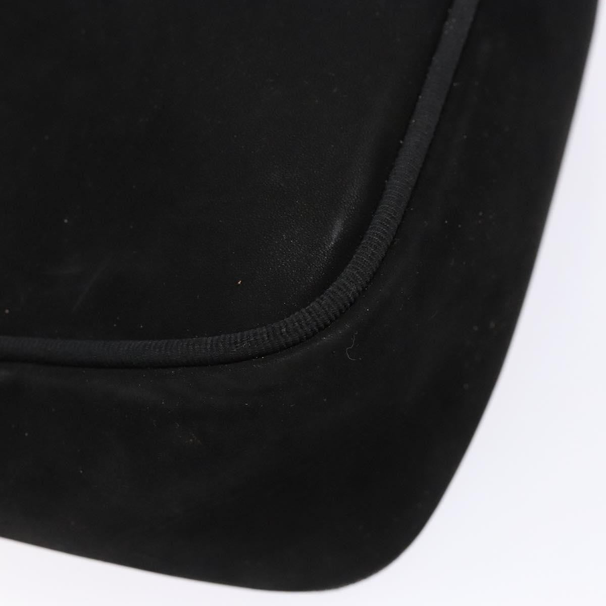 Salvatore Ferragamo Vala Shoulder Bag Suede, BLACK, SUEDE, Shoulder bag