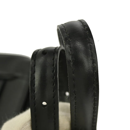 Louis Vuitton Sarvanga Handbag Epi Leather, BLACK, LEATHER, Clutche & pouche