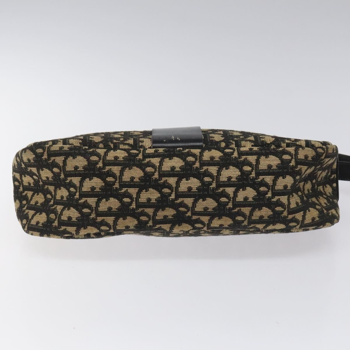 Christian Dior Vintage Trotter Shoulder Bag Canvas, BLACK, CANVAS, Shoulder bag