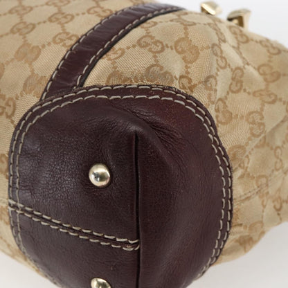 Gucci Vintage Handbag GG Canvas, BEIGE, CANVAS, Handbag