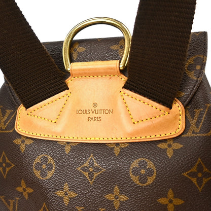 Louis Vuitton Vintage Montsouris Backpack Monogram Canvas, Brown, Canvas, Backpack