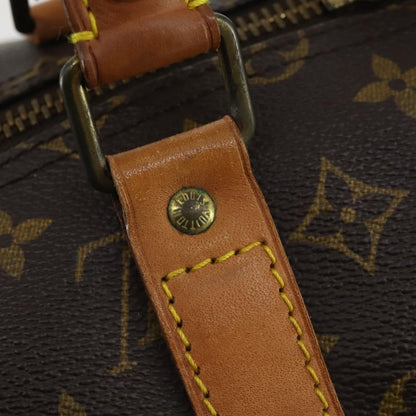 Louis Vuitton Keepall Bag Monogram Canvas, BROWN, CANVAS, Travel bag