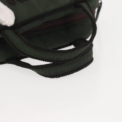 Prada Vintage Handbag Tessuto, Khaki, Nylon, Handbag