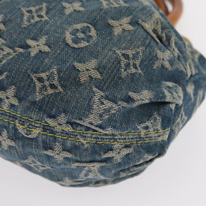 Louis Vuitton Pleaty Handbag Denim, BLUE, DENIM_JEANS, Handbag