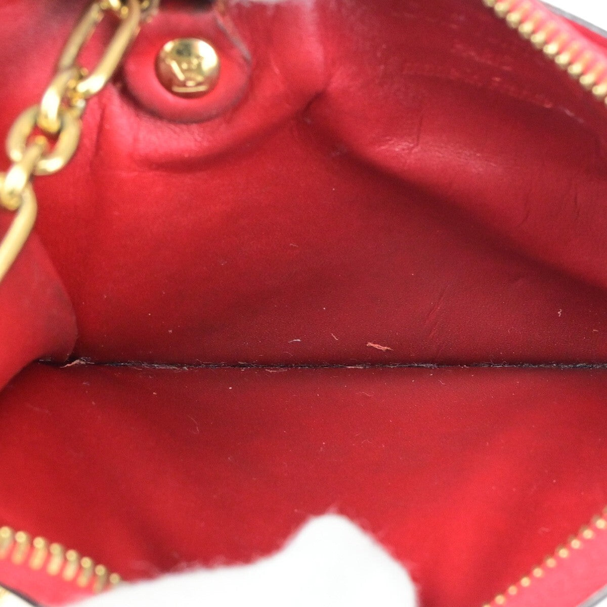 Louis Vuitton Pochette clés NM Monogram Vernis Patent Leather, RED, PATENT_LEATHER, Wallets