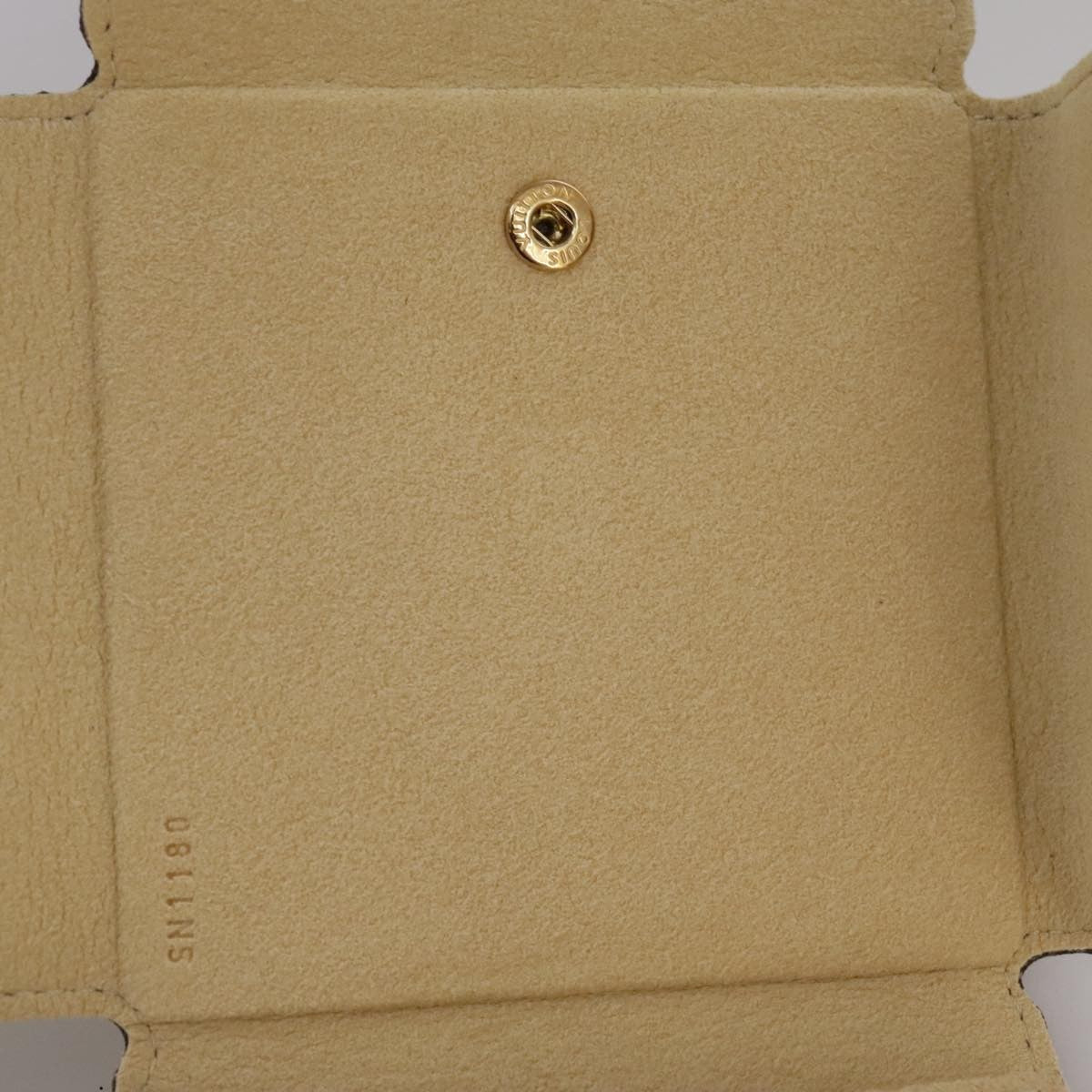 Louis Vuitton CASE JEWELRY BOX Canvas, BROWN, CANVAS, Wallets