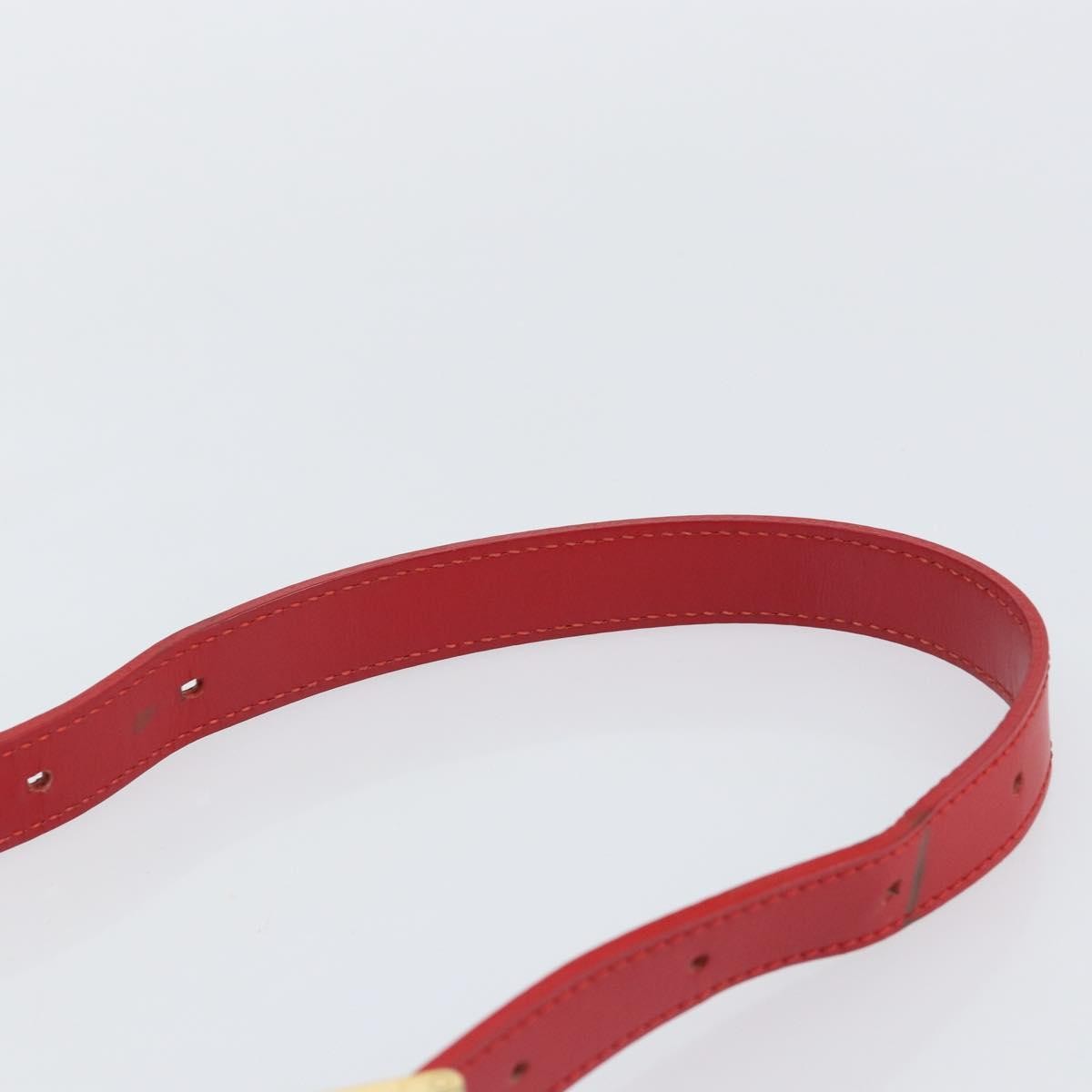 Louis Vuitton Mandara Handbag Epi Leather, RED, LEATHER, Shoulder bag