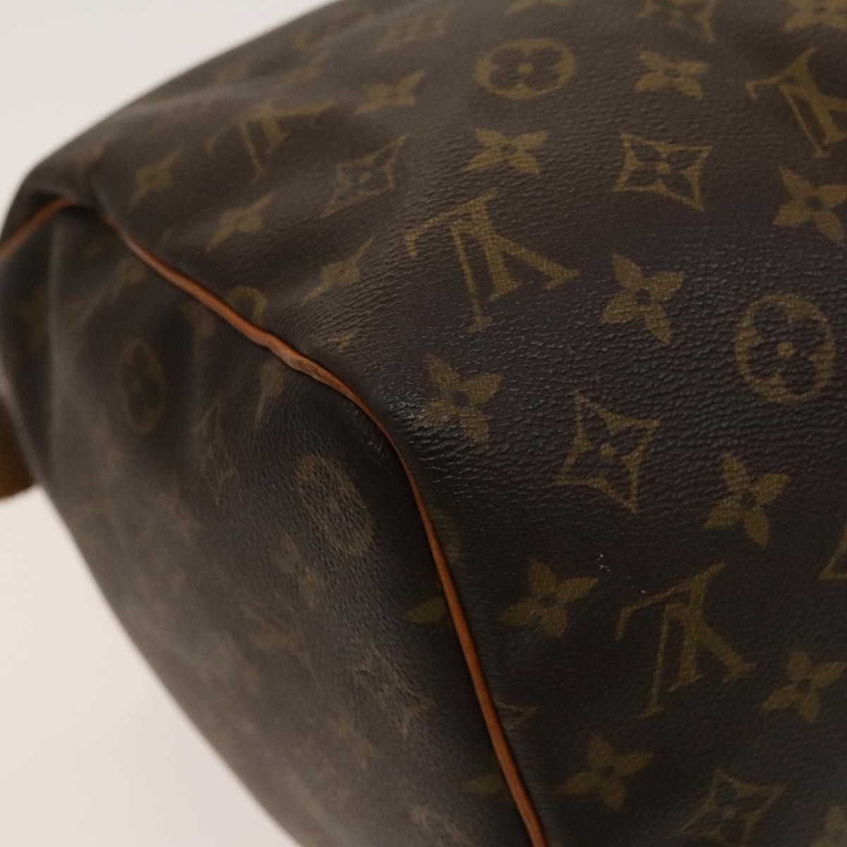Louis Vuitton Keepall Bag Monogram Canvas, BROWN, CANVAS, Travel bag