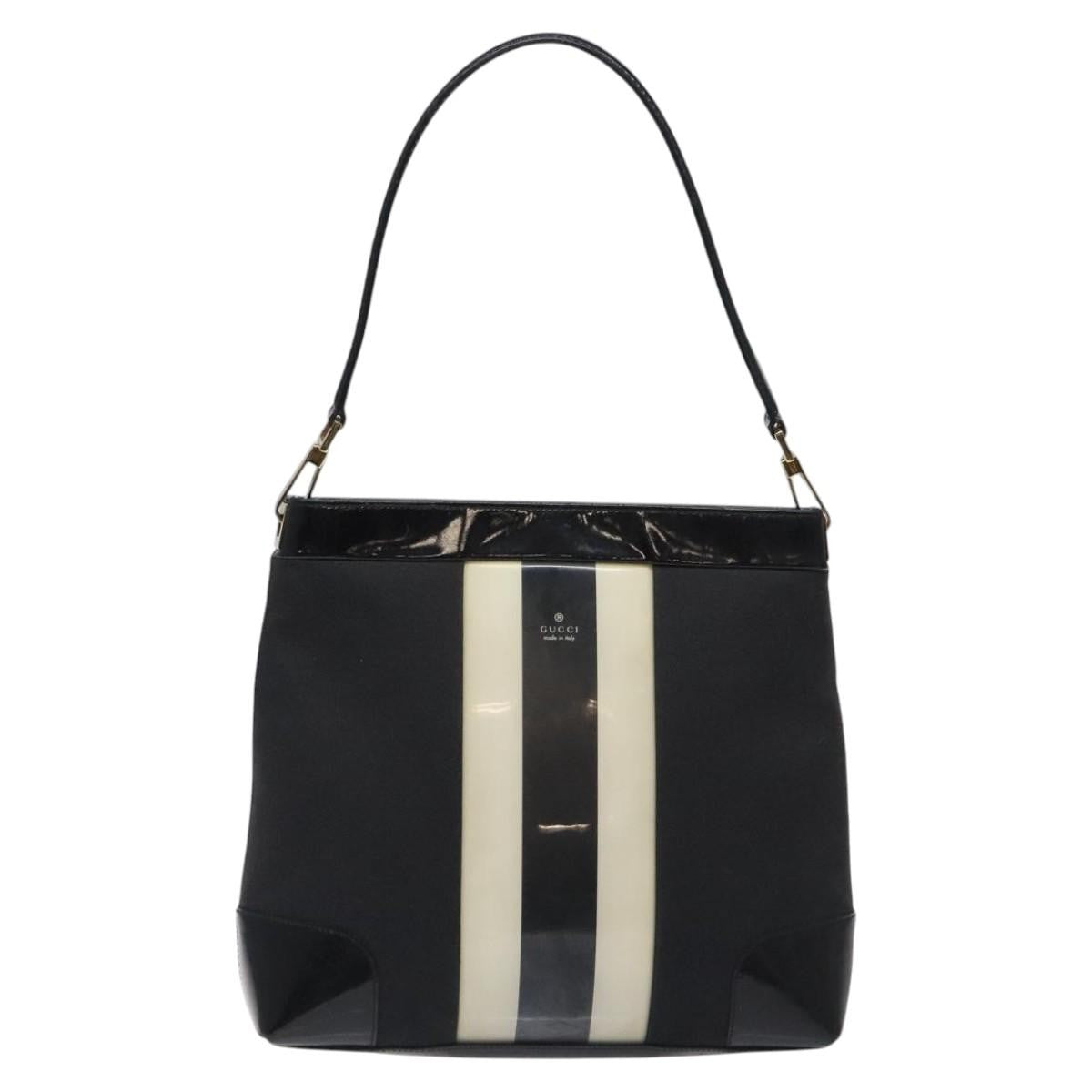 Gucci Sherry line shoulder bag Canvas, BLACK, CANVAS, Shoulder bag