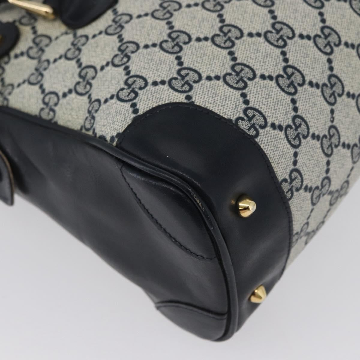 Gucci GG supreme handbag GG canvas, NAVY, PVC, Handbag