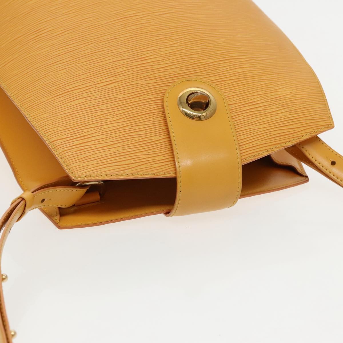 Louis Vuitton Cluny Shoulder Bag Epi Leather, Yellow, Leather, Shoulder Bag