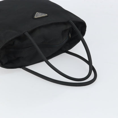 Prada Vintage Tote Nylon, BLACK, NYLON, Tote bag