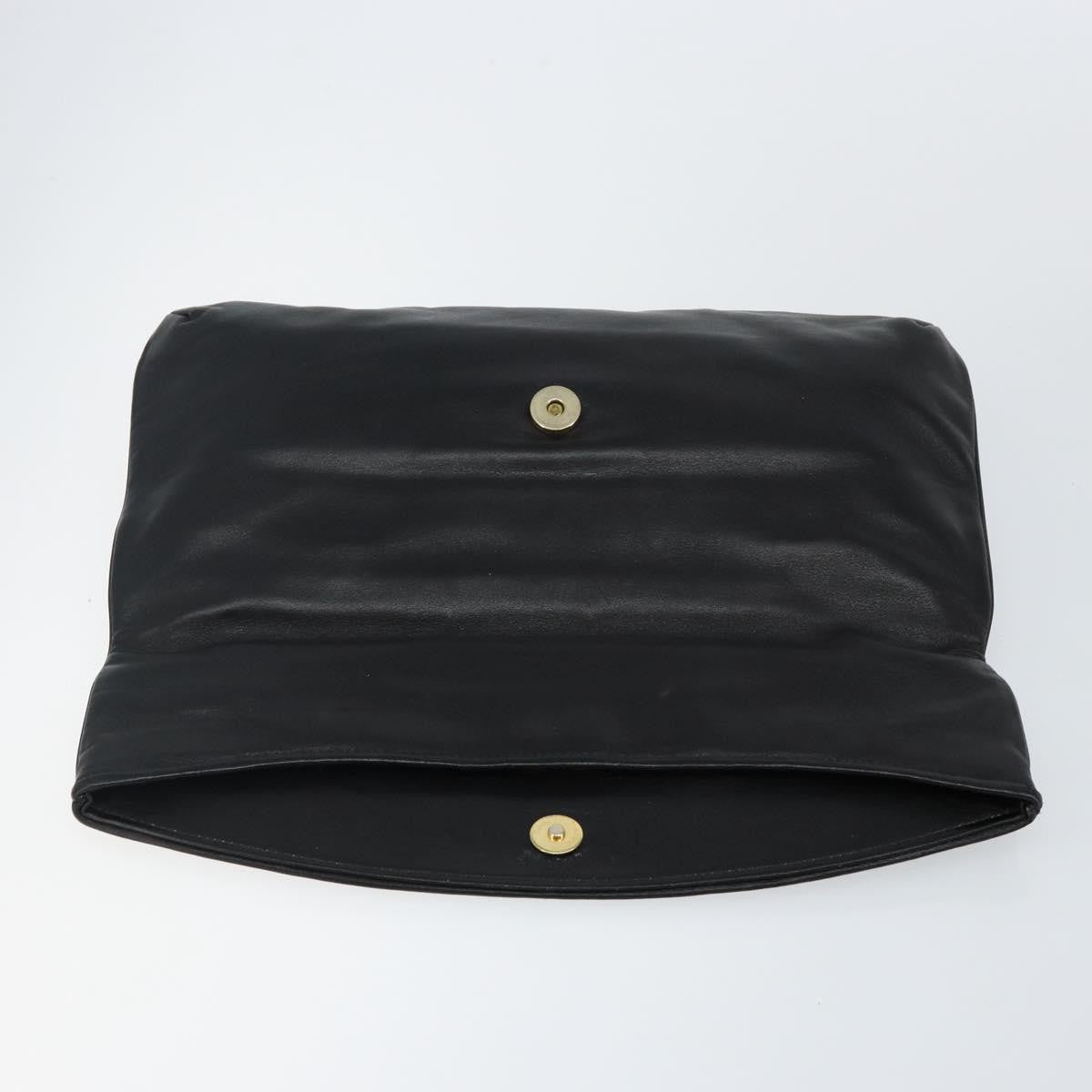 Givenchy 4G pouch Leather, BLACK, LEATHER, Clutche & pouche