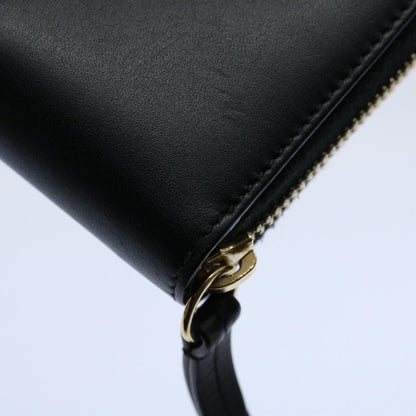Gucci Sylvie Continental Wallet Leather, BLACK, LEATHER, Wallets