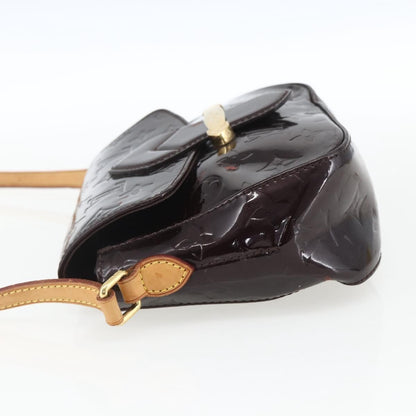 Louis Vuitton Bellflower Handbag Monogram Vernis, PURPLE, PATENT_LEATHER, Shoulder bag