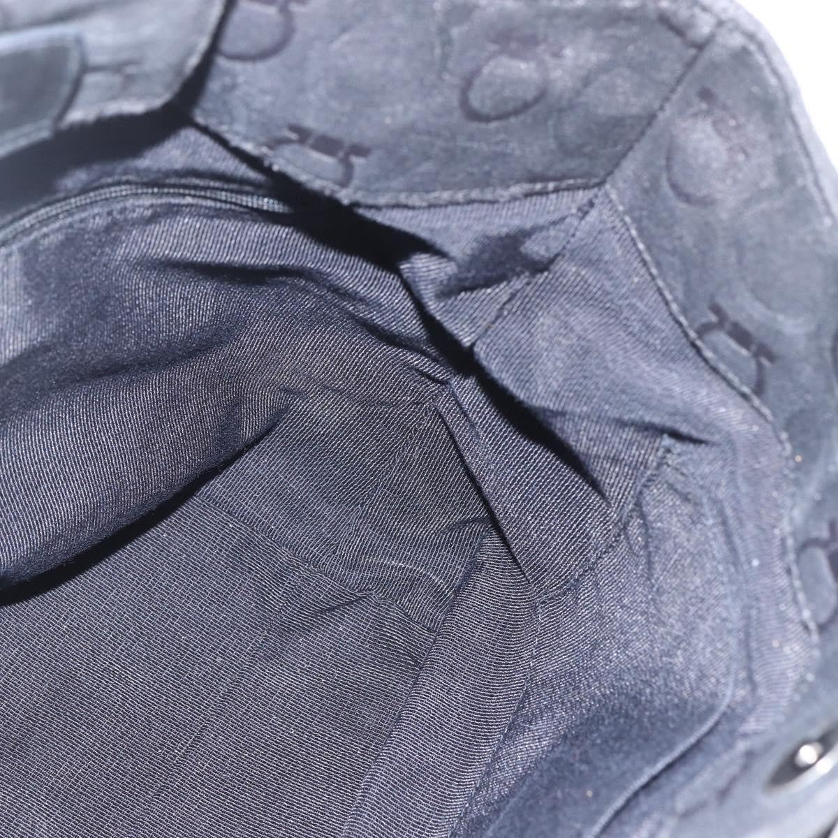 Salvatore Ferragamo Gancini Tote Nylon, Black, Nylon, Tote Bag