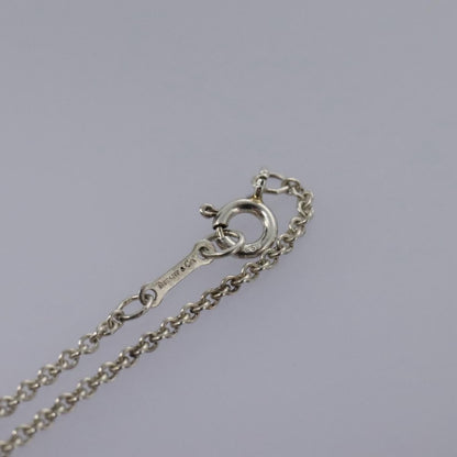 Tiffany & Co. Elsa Peretti Open Heart Pendant Necklace Sterling Silver, SILVER, SILVER, Necklace