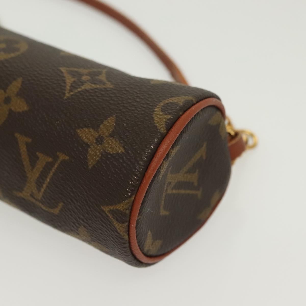 Louis Vuitton Papillon Pochette Monogram Canvas, BROWN, CANVAS, Handbag