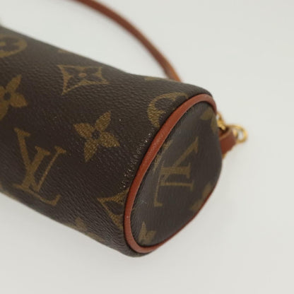 Louis Vuitton Papillon Pochette Monogram Canvas, BROWN, CANVAS, Handbag