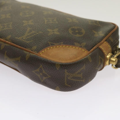 Louis Vuitton Marly Dragonne Clutch Monogram Canvas, BROWN, CANVAS, Clutche & pouche