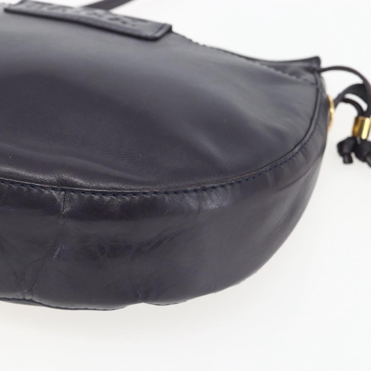 Bally Vintage Shoulder Bag Leather, PURPLE, LEATHER, Shoulder bag