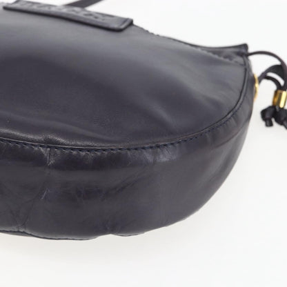 Bally Vintage Shoulder Bag Leather, PURPLE, LEATHER, Shoulder bag