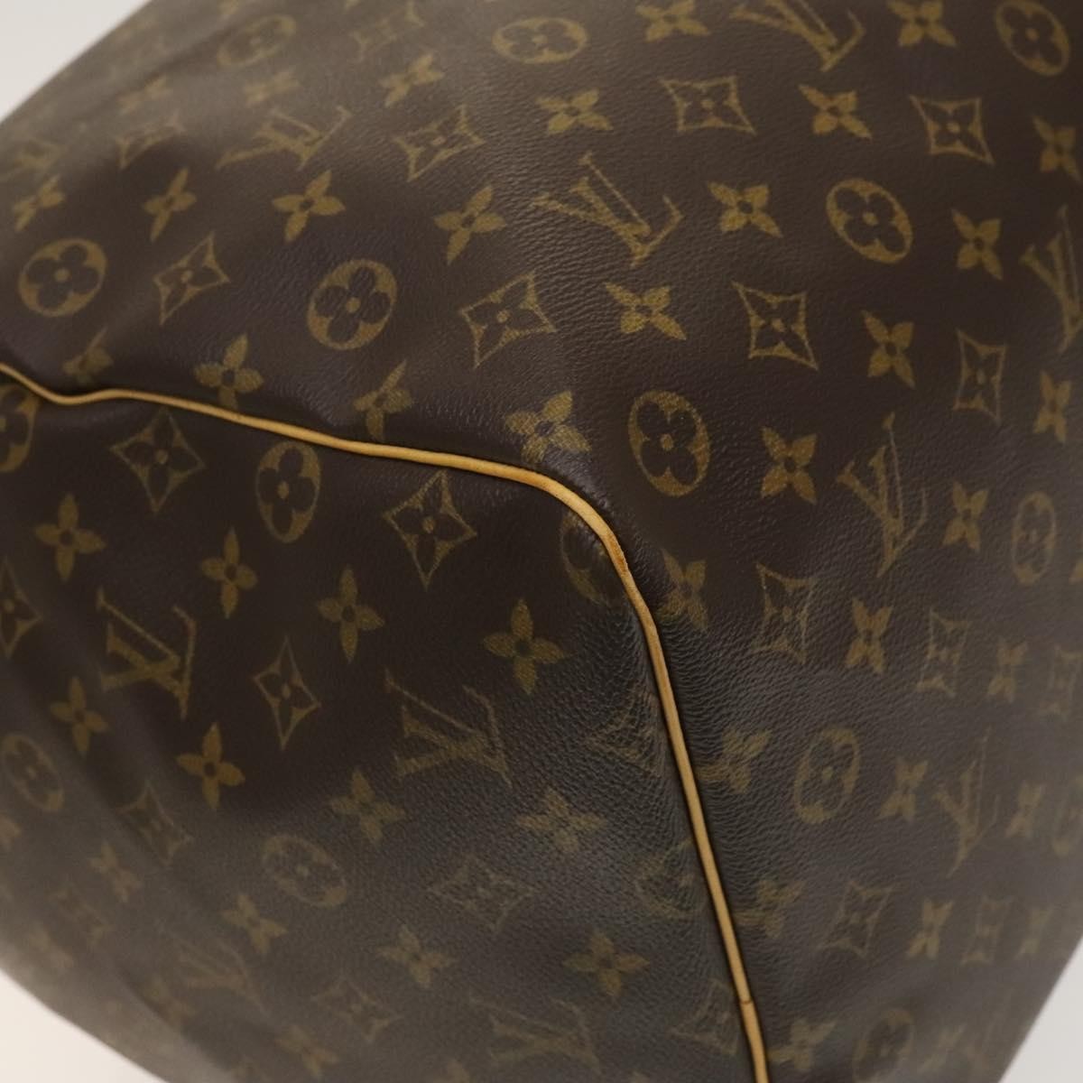 Louis Vuitton Keepall Bag Monogram Canvas, BROWN, CANVAS, Travel bag