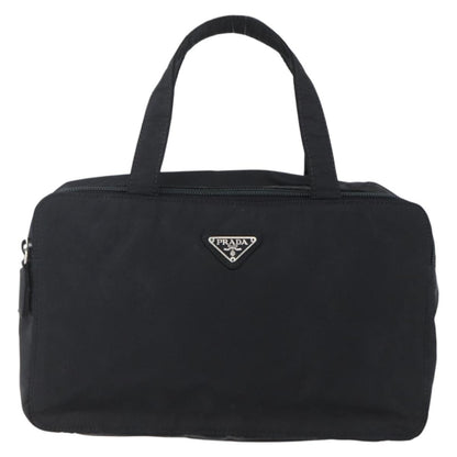 Prada Vintage Handbag Tessuto, Black, Nylon, Handbag