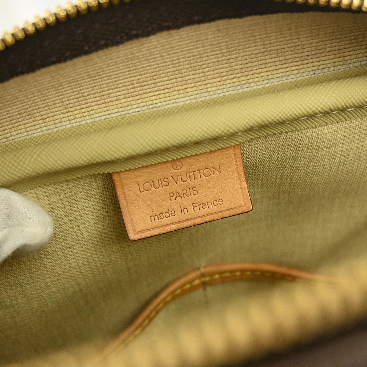 Louis Vuitton Deauville Handbag Monogram Canvas, BROWN, CANVAS, Handbag