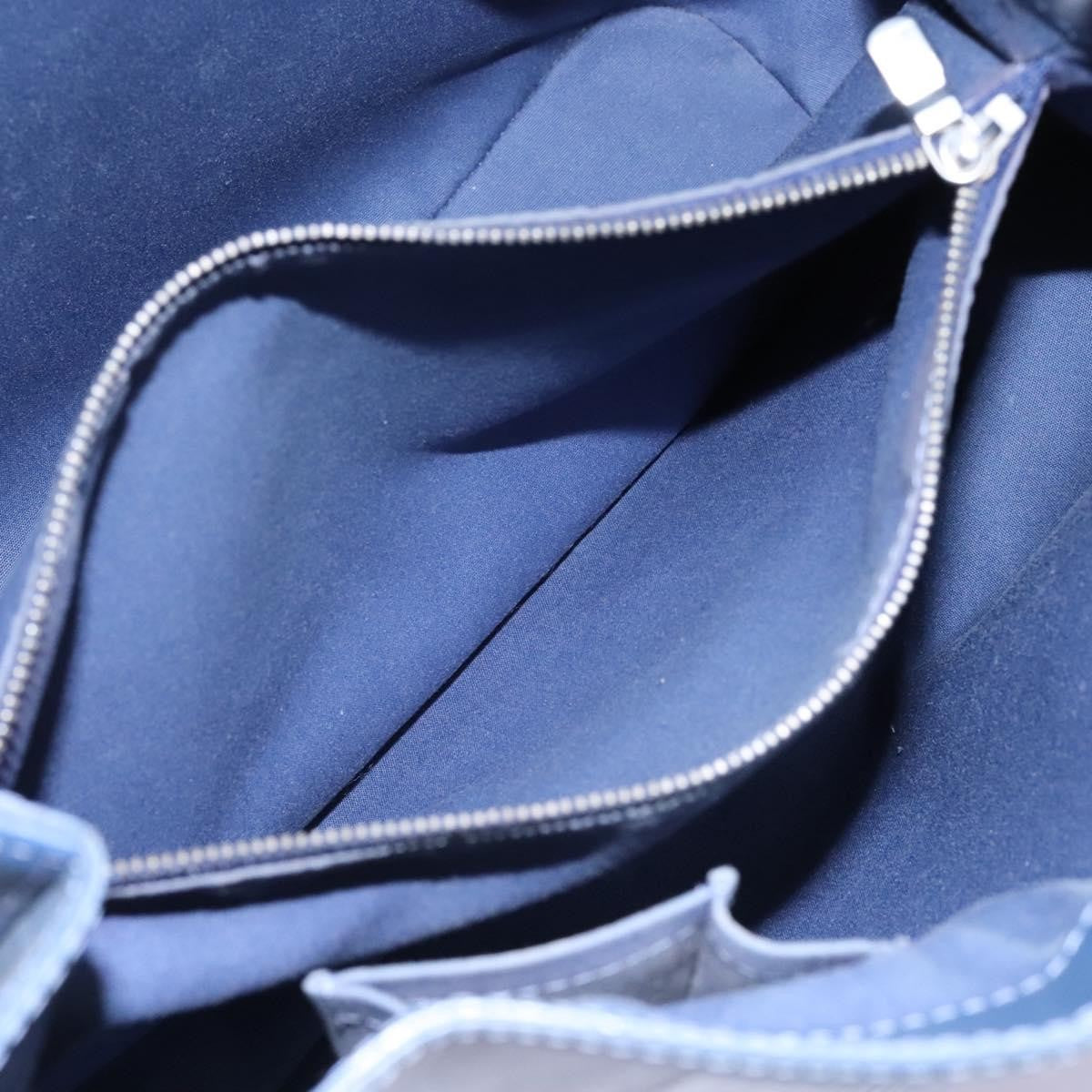 Louis Vuitton Mandara Handbag Epi Leather, BLUE, LEATHER, Shoulder bag